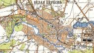 Топографічна карта Білої Церкви