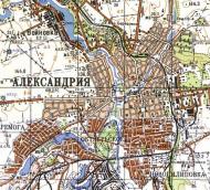 Топографічна карта Олександрії