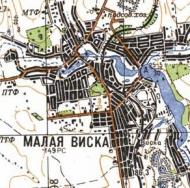 Топографічна карта Малої Виски
