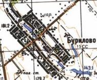 Топографічна карта Бурилового