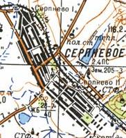 Топографічна карта Серпневого