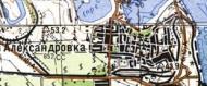 Топографічна карта Олександрівки