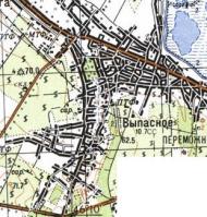 Топографічна карта Випасного