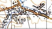 Топографічна карта Вікна