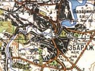Топографічна карта Збаража